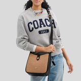 COACH Hadley Convertible Crossbody Bag Toast/Black CAL93