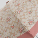 COACH Uv Protection Mini Umbrella In Floral Print Silver/Sand Multi CAQ30