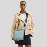 COACH City Bucket Bag In Colorblock Light Blue/Deep Blue CBA54