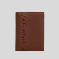 Image 8: COACH Passport Card Case With Whipstitch Saddle CBE02