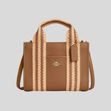 COACH Smith Tote Bag 24 Honey Brown Multi CBG91