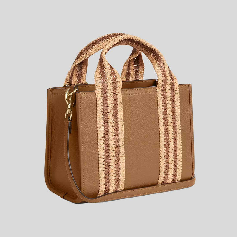COACH Smith Tote Bag 24 Honey Brown Multi CBG91