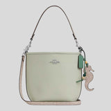 COACH City Bucket Bag With Seahorse Charm Light Pistachio/Sand CBH75