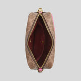 COACH Jamie Camera Bag In Signature Canvas Pink/Tan CBM24