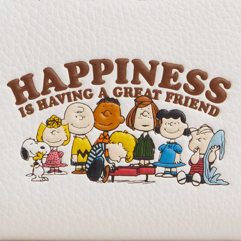 COACH Coach X Peanuts Snap Wallet Chalk Multi CBN36