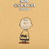 COACH Coach X Peanuts Snap Wallet With Charlie Brown Hay Multi CBN90