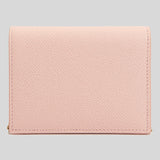 Salvatore Ferragamo Calf Leather Small Wallet On Chain Nylund Pink 0746681