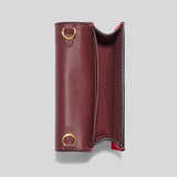Coach Mini Wallet On A Chain In Signature Canvas With Strawberry CH355