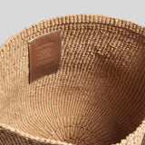 CHLOE Large Woody Basket In Natural Fibers Blushy Beige CHC23AS380L1826Y