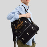 COACH Coach X Peanuts Snoopy Cargo Backpack Black Multi CBF69