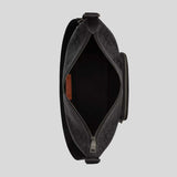 COACH Finn Crossbody Bag With Pockets In Signature Canvas Charcoal/Black CCG18