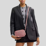 COACH Mini Jamie Camera Bag With Star Print Silver/Dusty Pink Multi CCI73