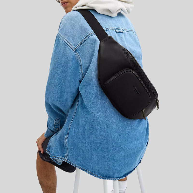 COACH Racer Belt Bag Black CT754