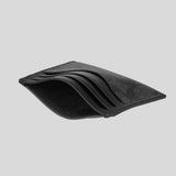 COACH Slim Id Card Case In Signature Canvas Charcoal/Black CW366