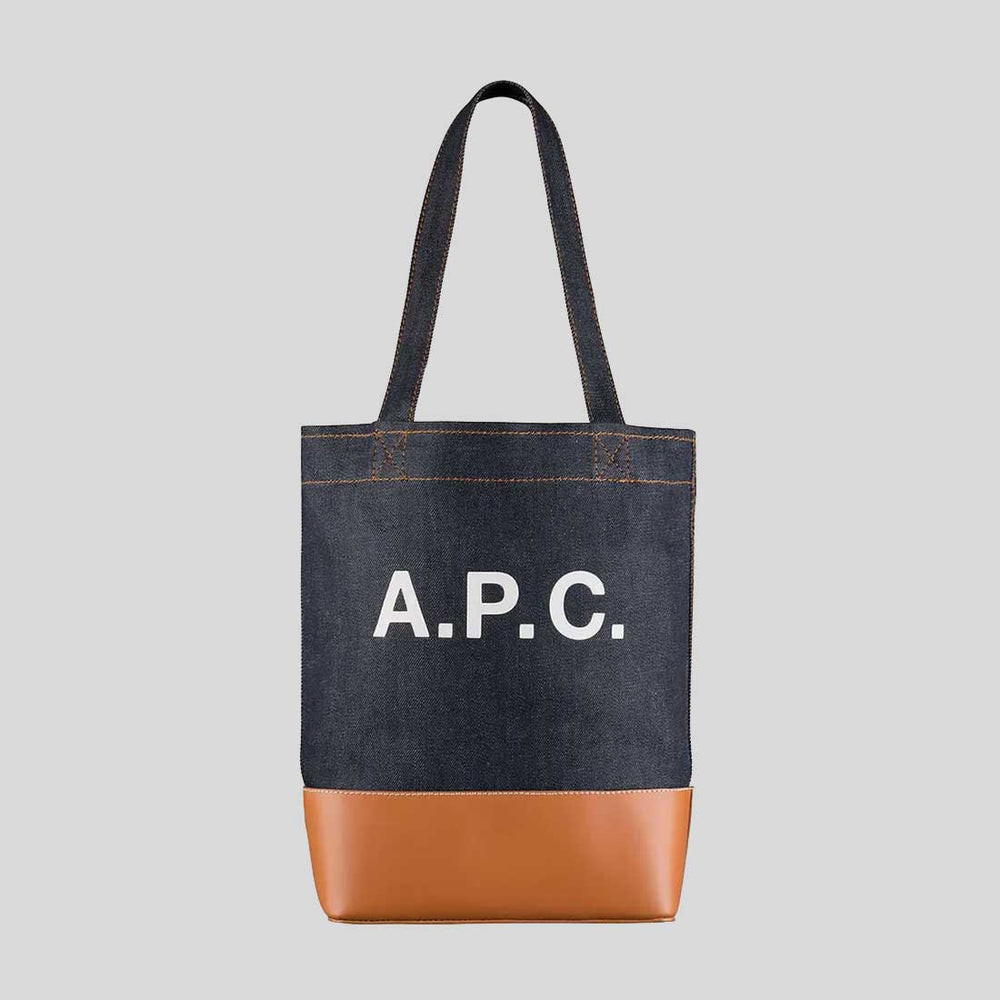 トートバッグ A.P.C. CARAMEL SYNTHETIC LEATHER SHOPPING BAG A.P.C. Caramel Synthetic Leather Shopping Bag in Brown | Lyst