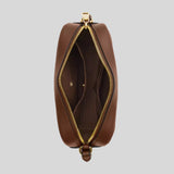 COACH Mini Jamie Camera Bag In Signature Canvas Khaki/Saddle CQ874