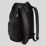 COACH Racer Backpack In Signature Charcoal/Black CT707