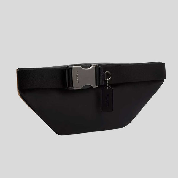 COACH Racer Belt Bag In Signature Tan/Black CT714