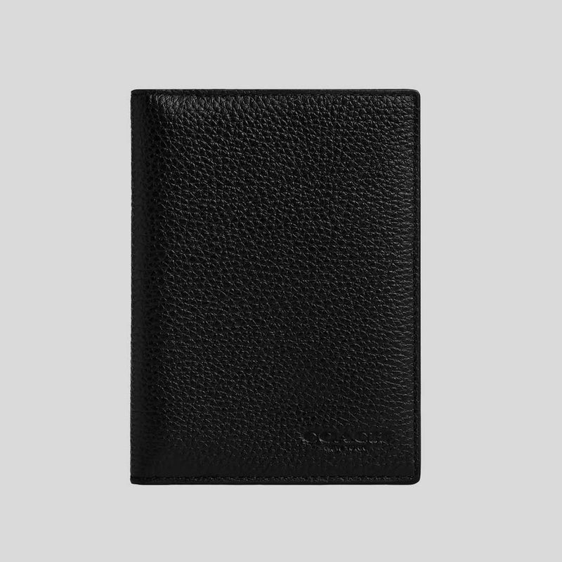 COACH Passport Card Case Black CU131