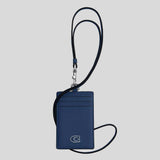 COACH ID Lanyard With Signature Canvas Deep Blue CU221
