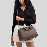 COACH Rowan Large Satchel Bag Dark Stone CV960