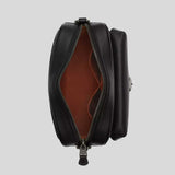 COACH Warner Crossbody Bag In Signature Canvas Charcoal/Black CW217