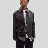 COACH Warner Crossbody Bag In Signature Canvas Charcoal/Black CW217