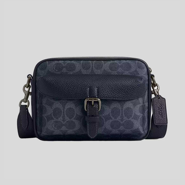 COACH Warner Crossbody Bag In Signature Canvas Denim/Midnight CW217
