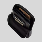 COACH Aden Crossbody Bag In Signature Canvas Charcoal/Black CW364