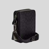 COACH Sullivan Crossbody In Signature Canvas Charcoal/Black CW388