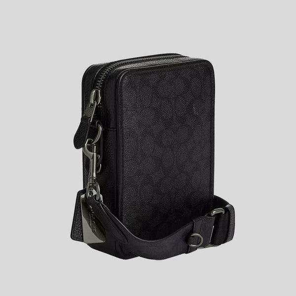 COACH Sullivan Crossbody In Signature Canvas Charcoal/Black CW388