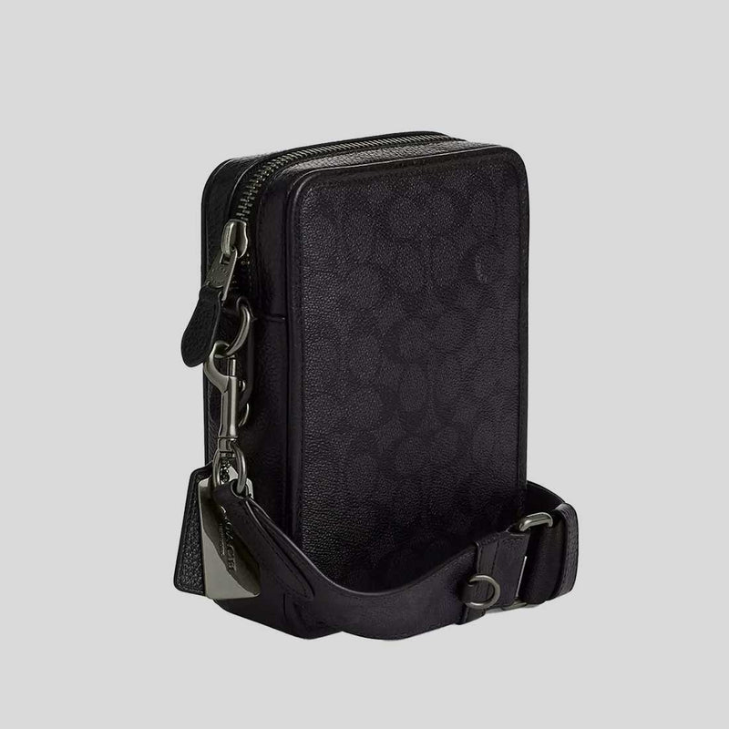 COACH Sullivan Crossbody In Signature Canvas Charcoal/Black CW388