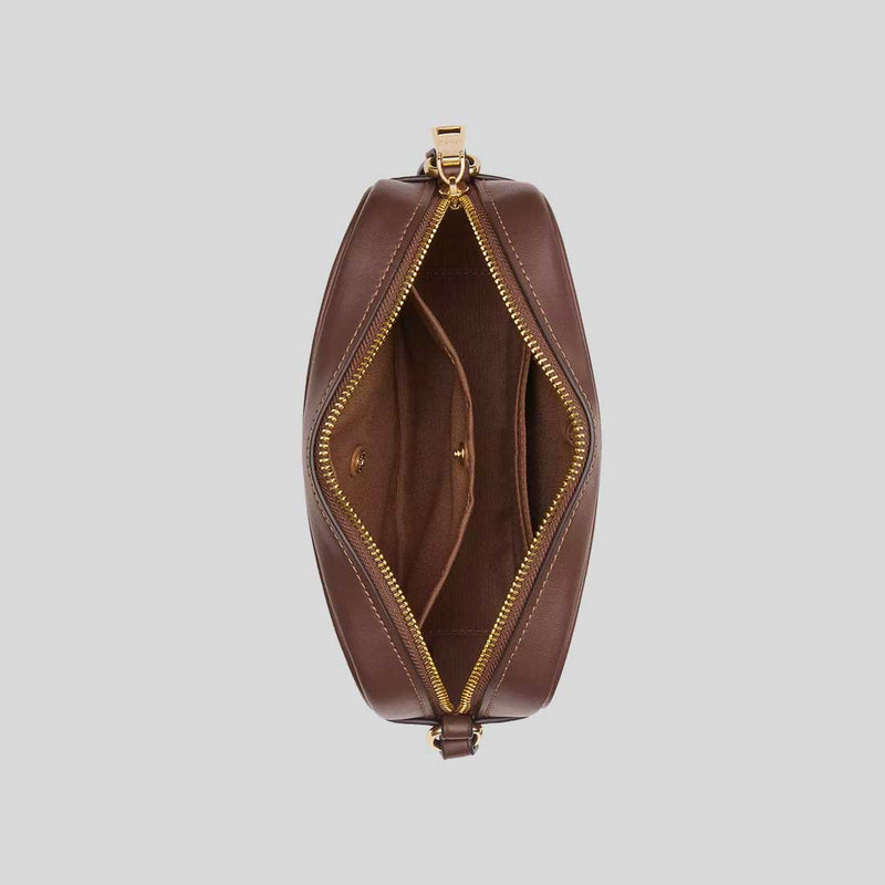 COACH Mini Jamie Camera Bag In Signature Canvas Tan/Brown CY752