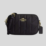 COACH Mini Jamie Camera Bag With Quilting Black CY779