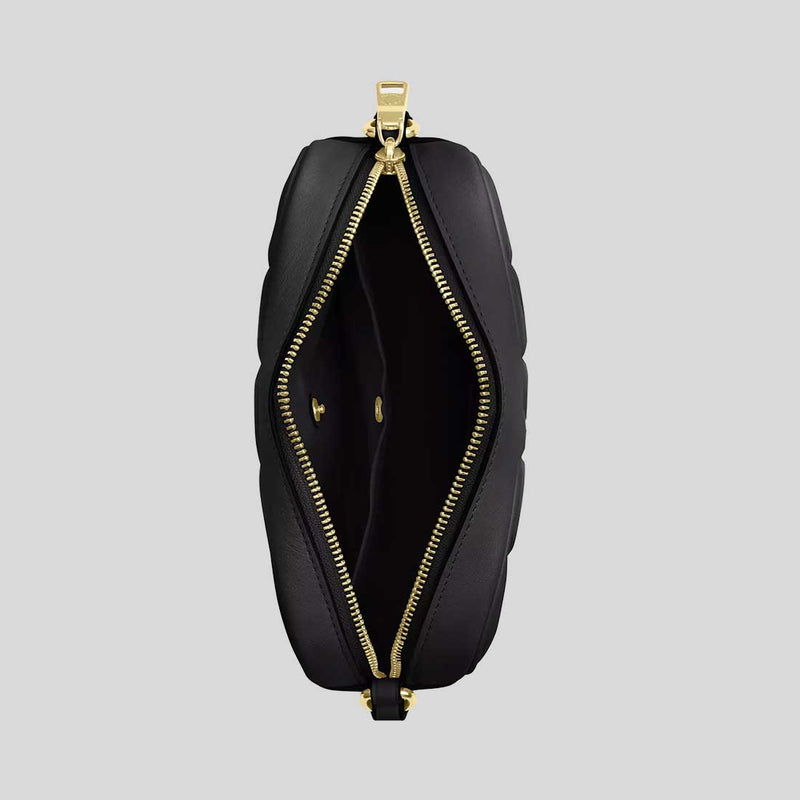 COACH Mini Jamie Camera Bag With Quilting Black CY779