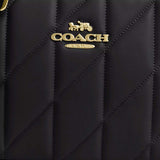 COACH Mini Jamie Camera Bag With Quilting Black CY779