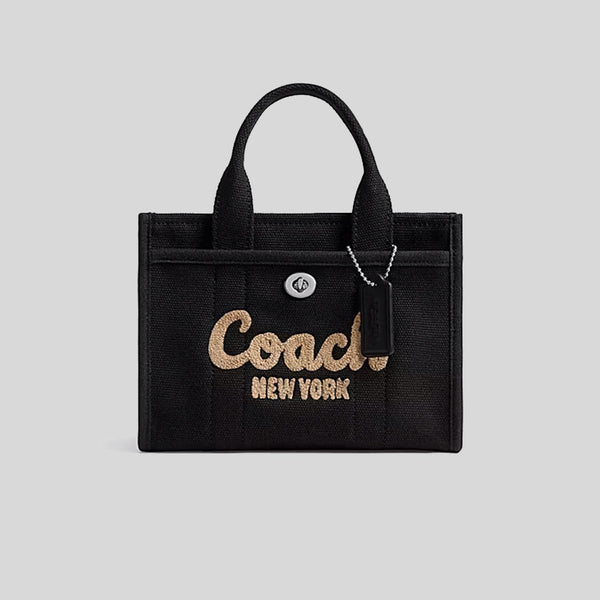 COACH Cargo Small Tote/Crossbody Bag 20 Black CZ098