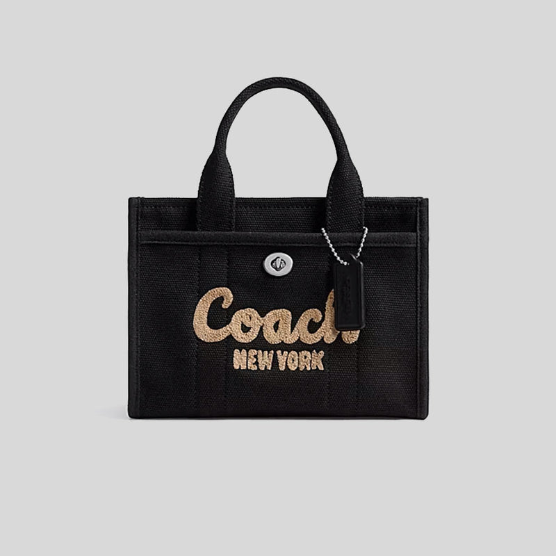 COACH Cargo Small Tote/Crossbody Bag 20 Black CZ098
