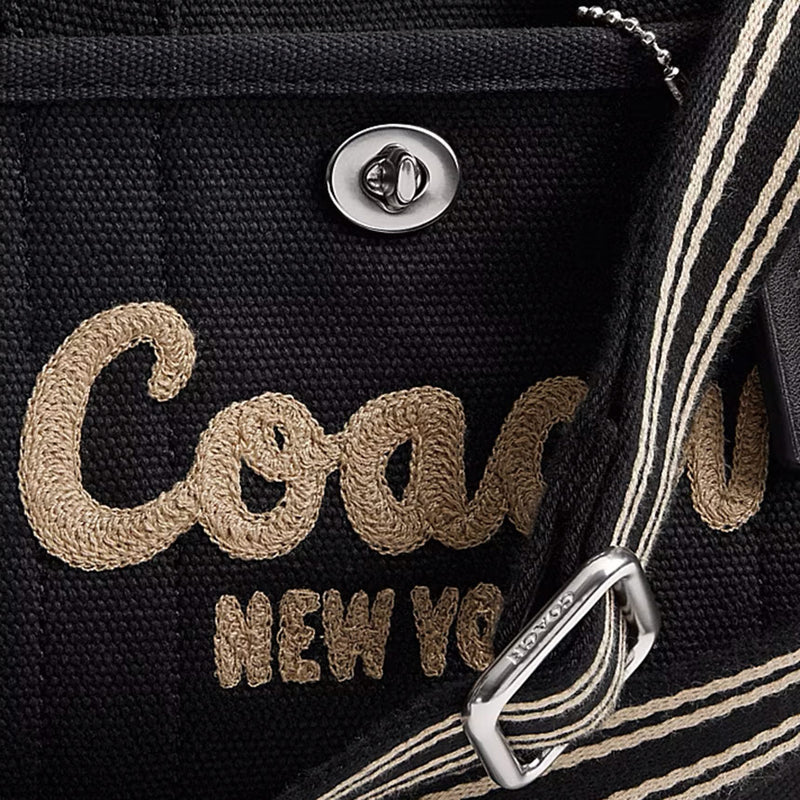 COACH Cargo Small Tote/Crossbody Bag 20 Black CZ098