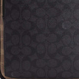COACH Ethan Pack In Blocked Signature Canvas Tan/Charcoal/Black CZ394