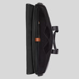 COACH Sullivan Portfolio Brief In Signature Canvas Charcoal/Black CZ402