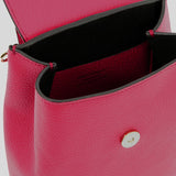 Salvatore Ferragamo Calf Leather Small Gancini Crossbody Bag/Backpack Robes 0755109