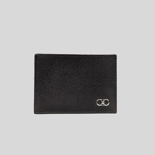 FERRAGAMO Men's Leather Card Case T.Moro 660989 lussocitta lusso citta