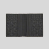 Ferragamo Gancini Credit Card Holder Black 753599