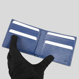 GUCCI Men's GG MARMONT Leather Bifold Wallet Blue 428726