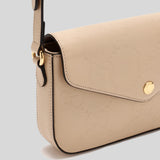 GUCCI Gilbert Calf Mini Shoulder/Crossbody Bag Beige 772794