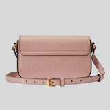 GUCCI Gilbert Calf Mini Shoulder/Crossbody Bag Dusty Rose 772794