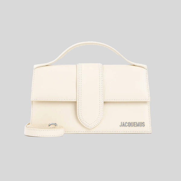 JACQUEMUS The Grand Bambino Crossbody Handbag Ivory 213BA007 lussocitta lusso citta