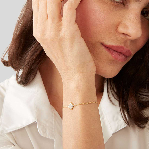 KATE SPADE Everyday Spade Pave Slider Bracelet Clear/Gold O0R00185