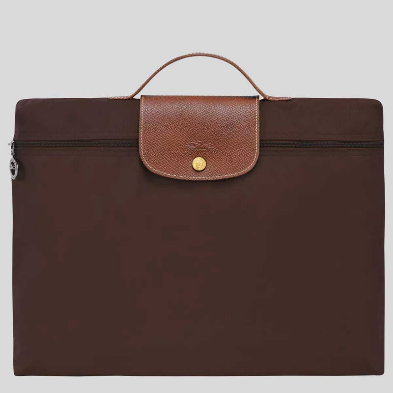 Longchamp Le Pliage Original Briefcase Ebony L2182089 lussocitta lusso citta